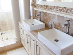 bathroom sinks plumbed by Terry's
